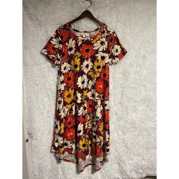 LuLaRoe Carly Dress Small (6-8) - Picture 1 of 6